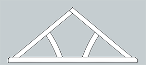 Queen-post-roof-truss Queen Post Oak Roof Truss