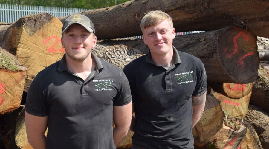 Tom and Jon part of the Timberpride team