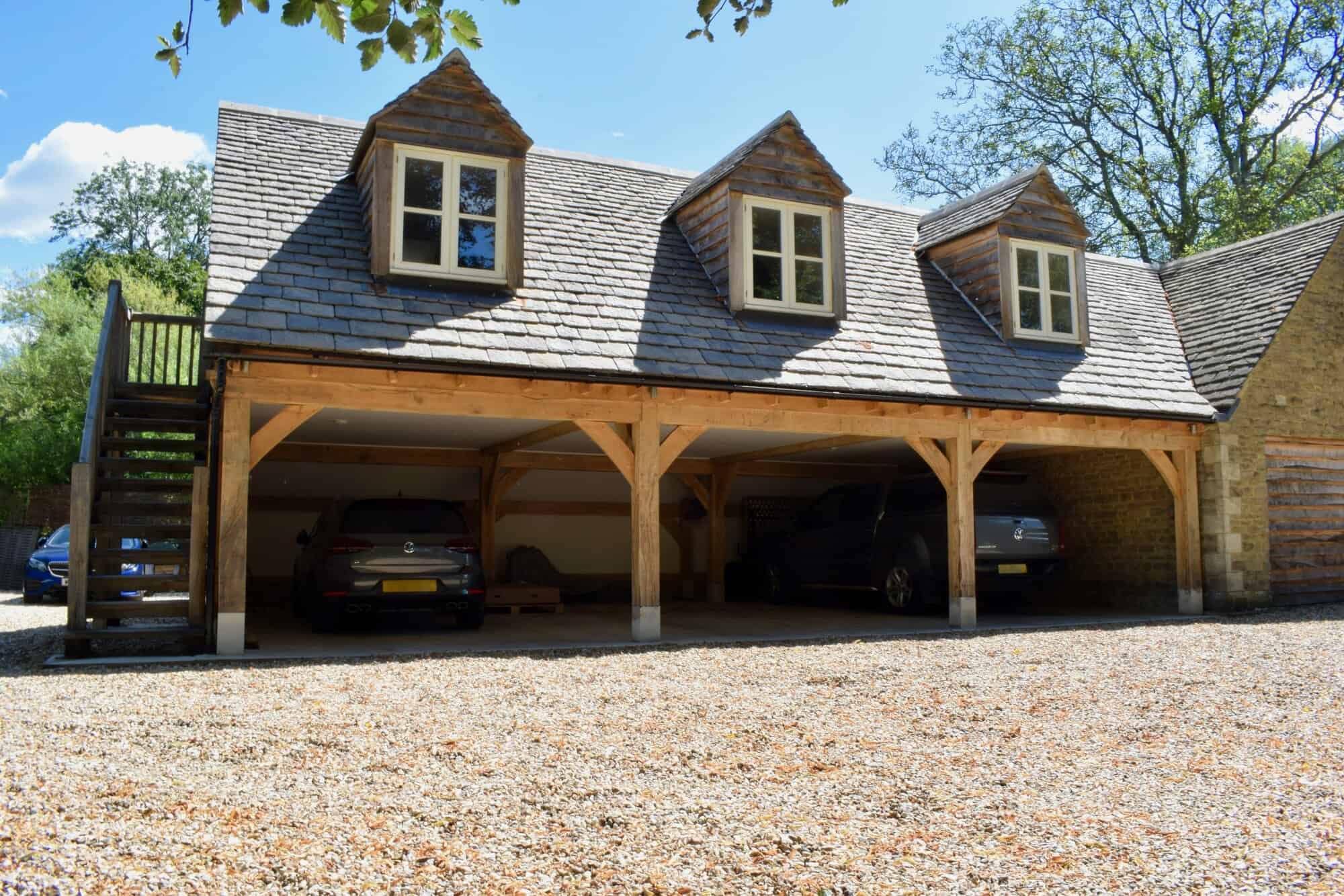 Oak Framed Garages Oak Garages & Car Ports Timberpride