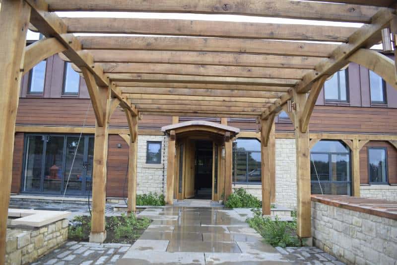 British Oak Framed doors and carpentry