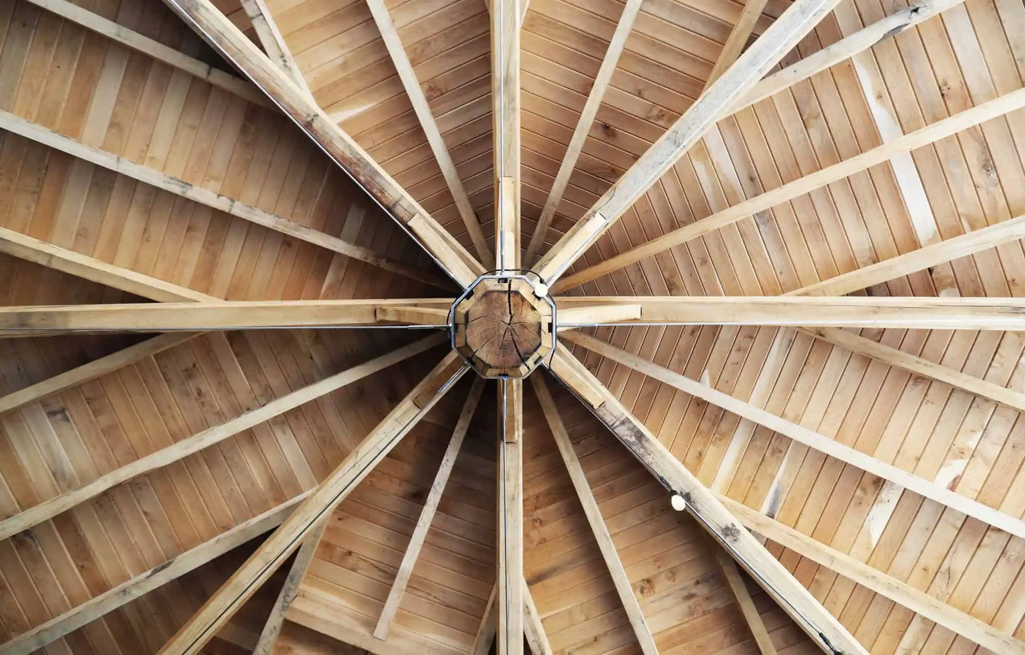 Oak Gazebo Roof